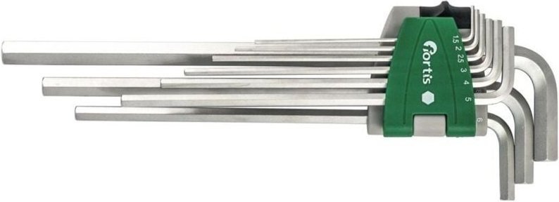 Thumbnail - FP - Winkelschraubendreher- Satz im Kunststoffhalter 9-teilig 1,5-10mm lang fortis