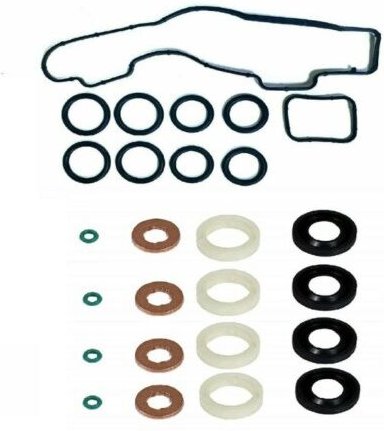 Gabrielle - Einspritzdüsen-Dichtungssatz, passend für Ford 1.6T Motorreparatursatz, 26-teiliges Set 1318562, 3M5Q-9F593-...