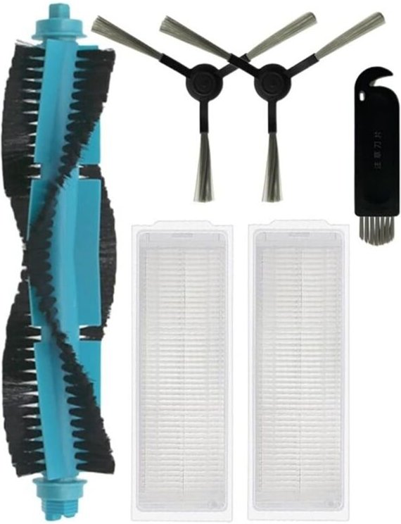 Austausch der Ersatzteile für den Hepa-Filter der Hauptseitenbürste