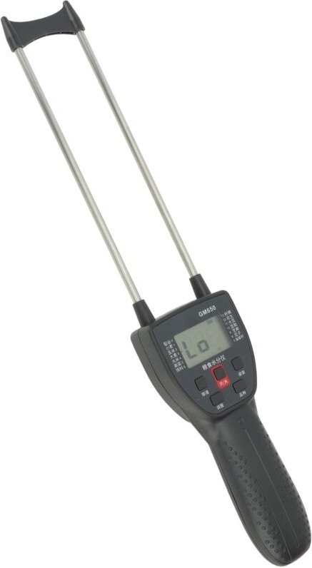 Digitales LCD-Feuchtigkeitsmessgerät mit zwei Sonden, Hintergrundbeleuchtung und Sprachausgabe für Weizen, Reis, Mais un...