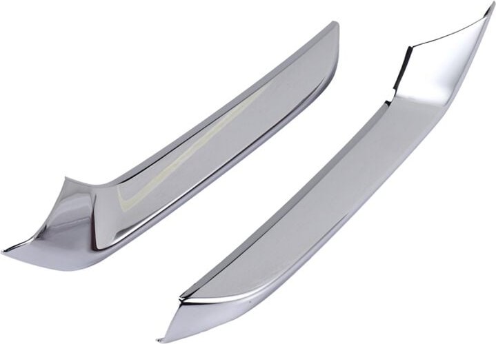 Tlily - Auto Chrom Front Stoßstange Unteren Kühlergrill Trim Streifen Nebel Licht Abdeckung für-V Vezel 2021 2022