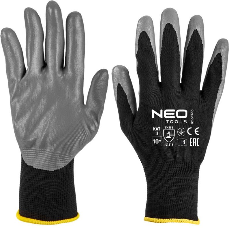 Arbeitshandschuhe, ntrilexbeschichtetes Polyester, 4131X, Größe 10