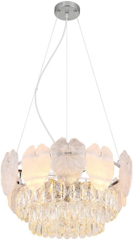 Pendelleuchte Hängelampe Deckenleuchte Esszimmerlampe K5 Kristalle 8-Flammig