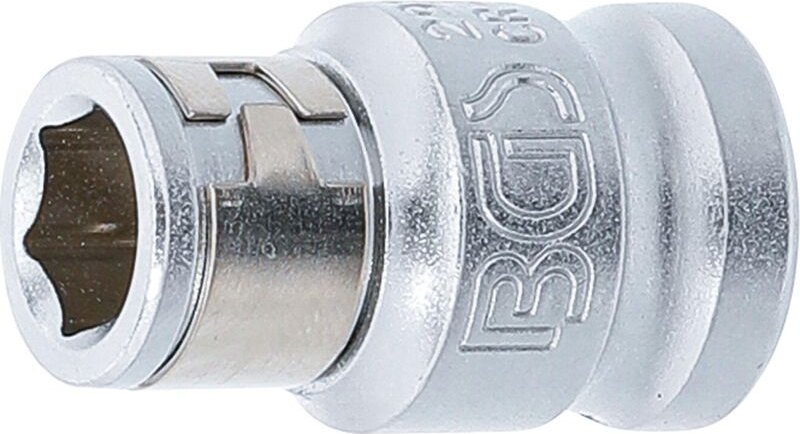 Thumbnail - Bgs Technic - Bit-Adapter mit Haltekugel Innenvierkant 10 mm (3/8') Innensechskant 8 mm (5/16')