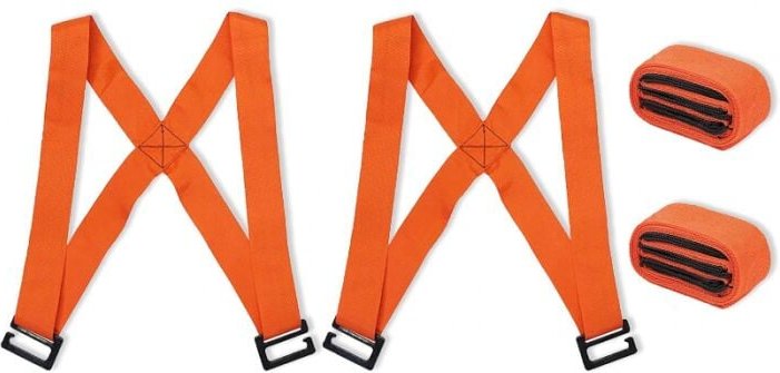 Umzugsgurte Hebegurt für 2 Umzugshelfer Hebegurte Möbel bewegen und heben schwere Gegenstände leichter - Lntyq