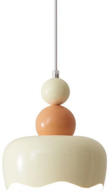 Kronleuchter, nordischer cremefarbener Nachttischleuchter für Schlafzimmer, Hängeleuchter für Esszimmer und Wohnzimmer