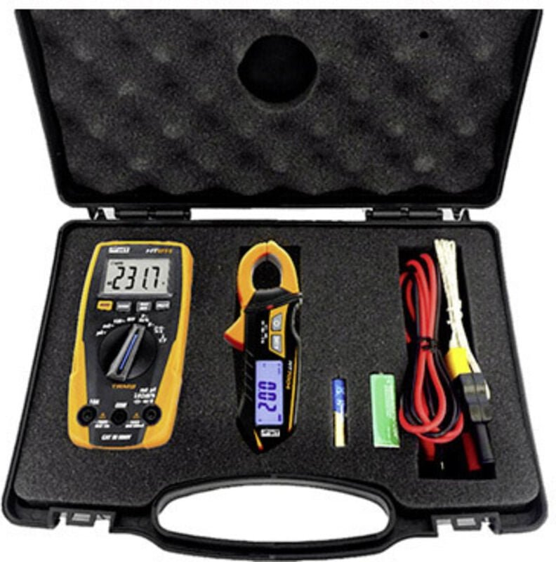 E-KIT Hand-Multimeter, Stromzange digital cat iii 600 v Anzeige (Counts): 4000 - Ht Instruments