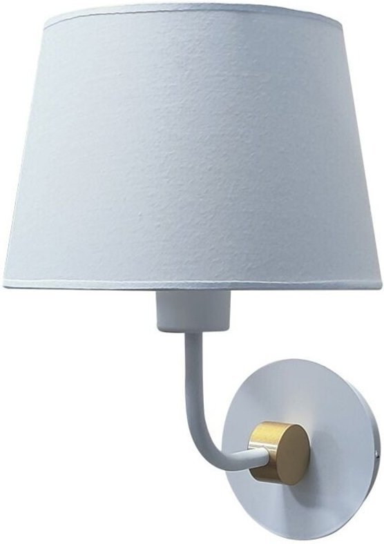 Solor Wandleuchte Weiß+Gold 1xE27