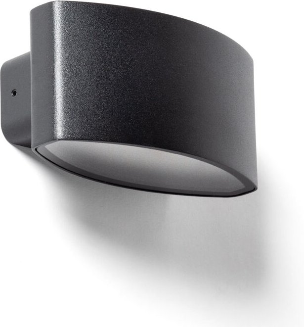 Efectoled - led Wandleuchte Außen 12W Rechteckige Beleuchtung Schwarz Masha Schwarz