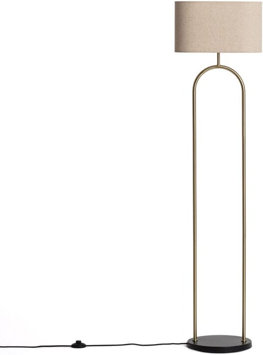 Efectoled - Stehlampe Metall Brilthor Gold