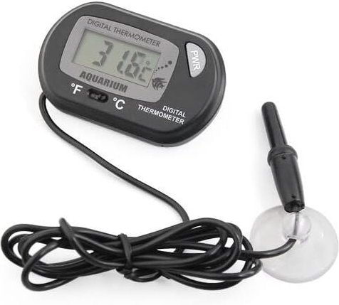 Aougo - LCD-Digitalthermometer für Aquarien und Vivarien