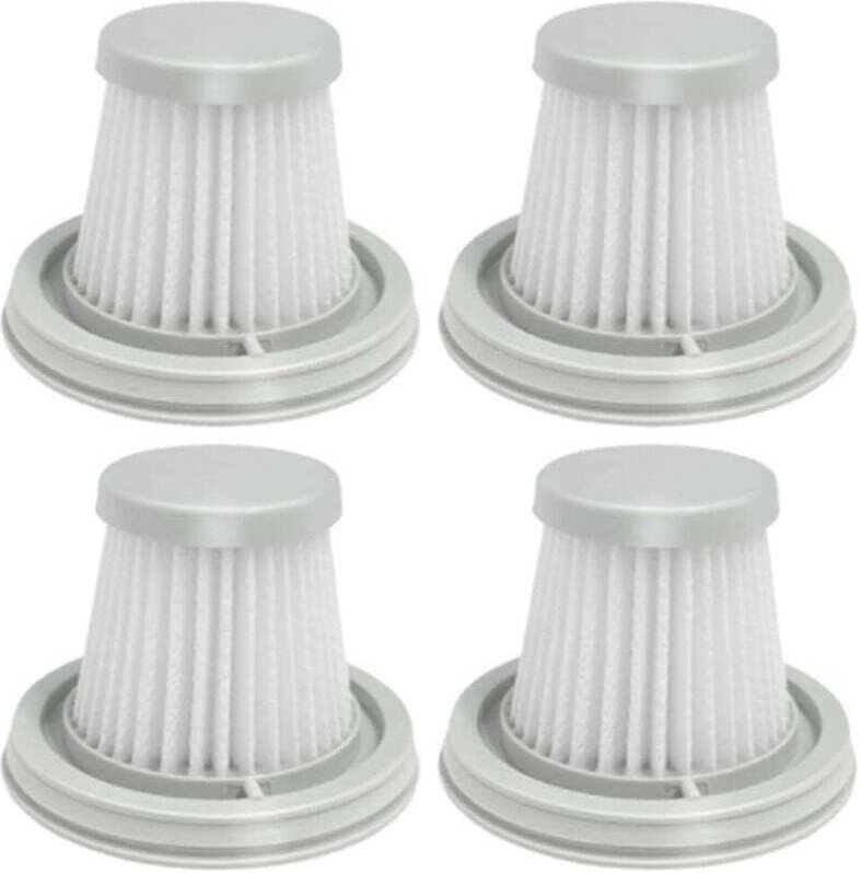 Set mit 4 HEPA-Filtern, kompatibel mit dem kabellosen, waschbaren Staubsauger Xiaomi Mijia Handy Home Car Mini – Ersatzt...