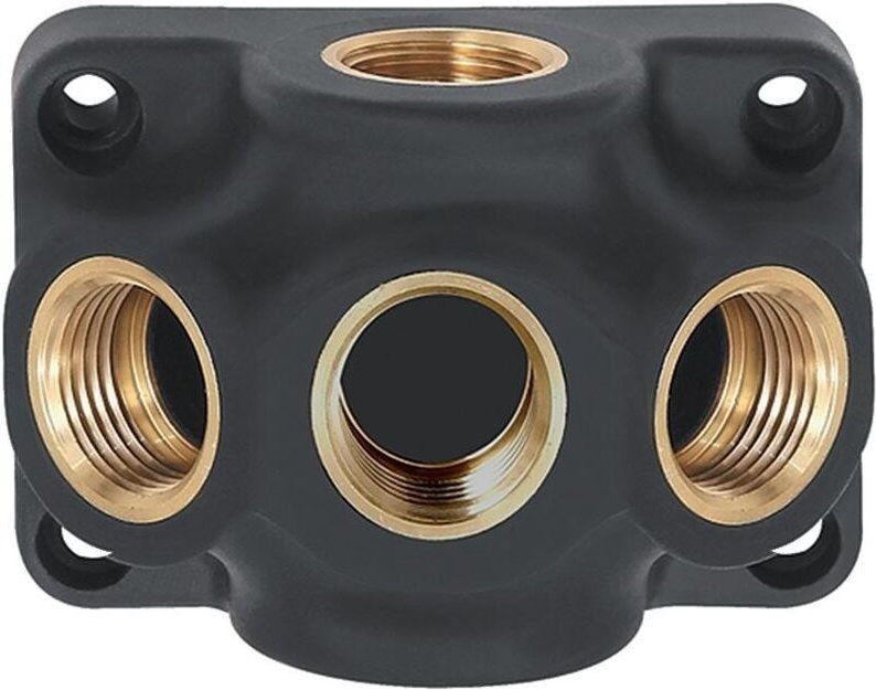 Endverteilerdose Kunstst. ig 1xG3/4, 3xG3/4 Riegler