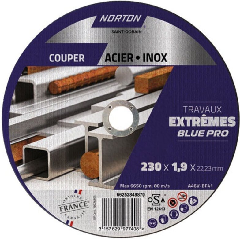 Metallsägeblatt/Edelstahl 230x1,9x22,2 - Norton