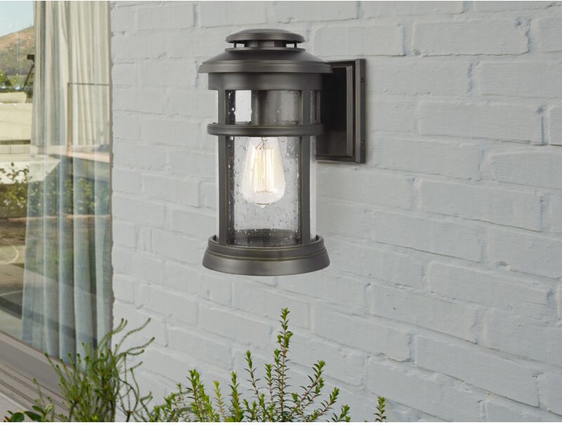 Elstead - Newport Outdoor 1 Lichtwandlaterne, Antikbronze, IP44, E27