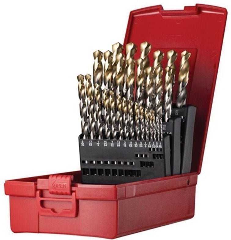 Spiralbohrersatz A095 din 338 TypN D.1/16-1/2 "x1/64 " hss 29tlg.Ku.-Kass. Dormer