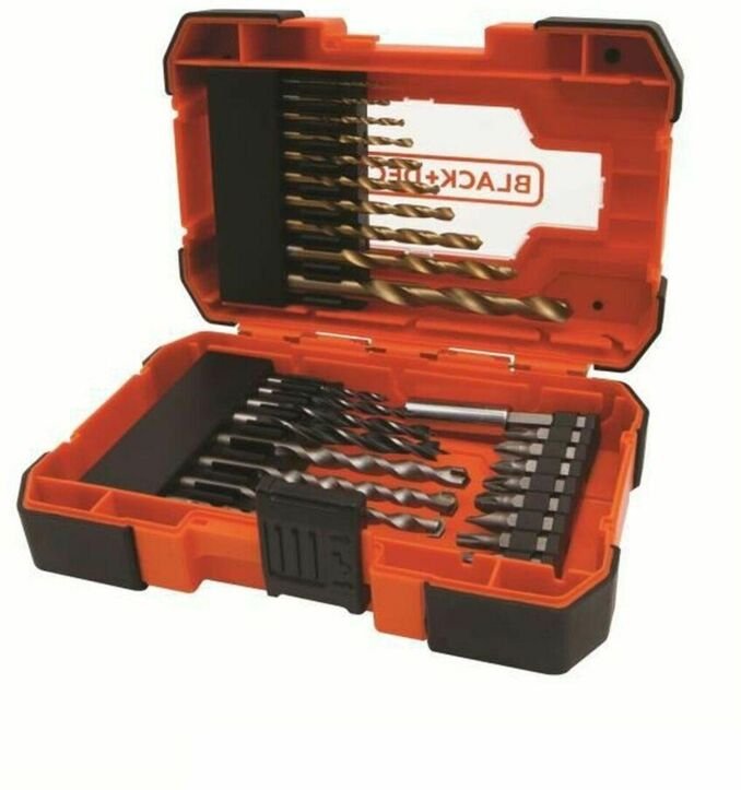Black+Decker A7235-XJ Werkzeugset 27 Zubehör für Bohren und Schrauben