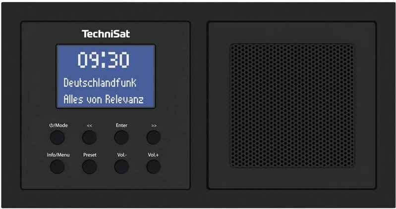 Digitradio up 1 Steckdosenradio dab+, ukw Bluetooth® Weckfunktion, Inkl. Lautsprecherbox - Technisat