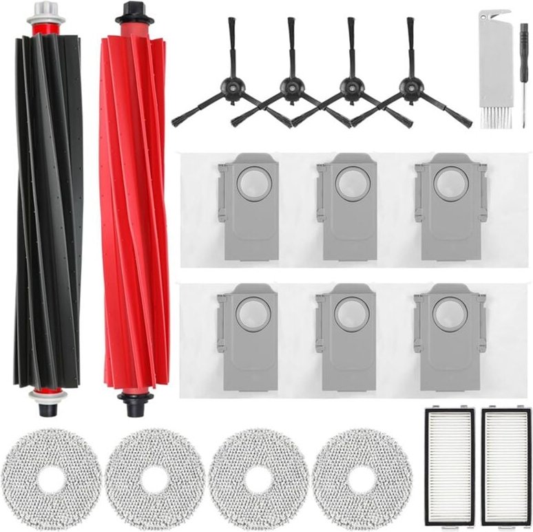 Für Qrevo Master Roboter-Staubsauger Hauptrolle Seitenbürste