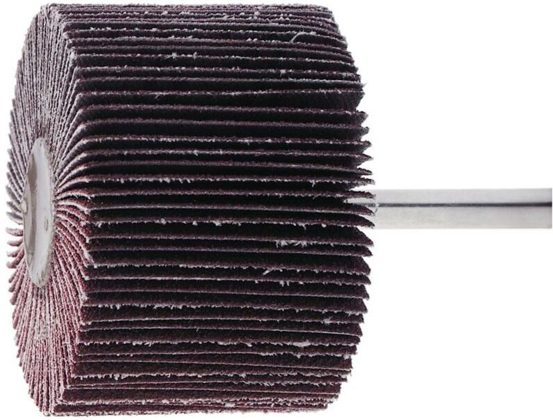 Fächerschleifer 20 x 10 mm Normalkorund Korn 80 Schaft 3 mm - Lukas