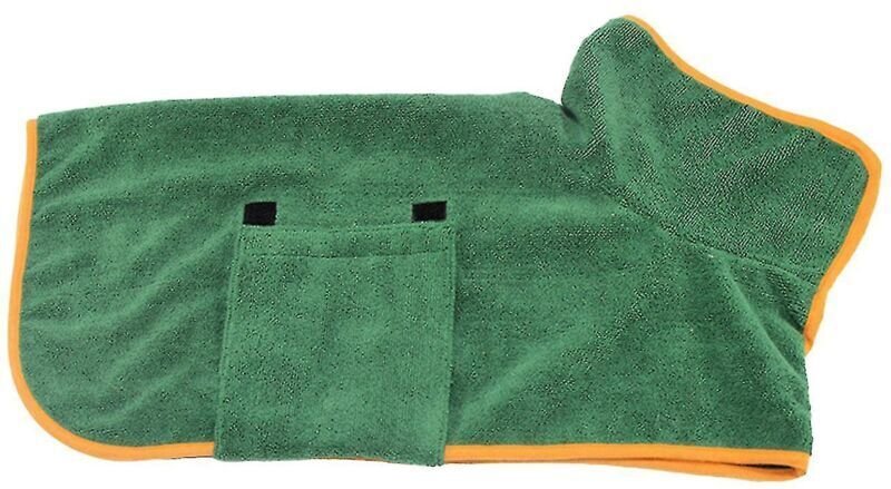 Hundebademantel, Haustierbademantel, Trockenmantel, saugfähiges Handtuch für Hunde, supertrocknend