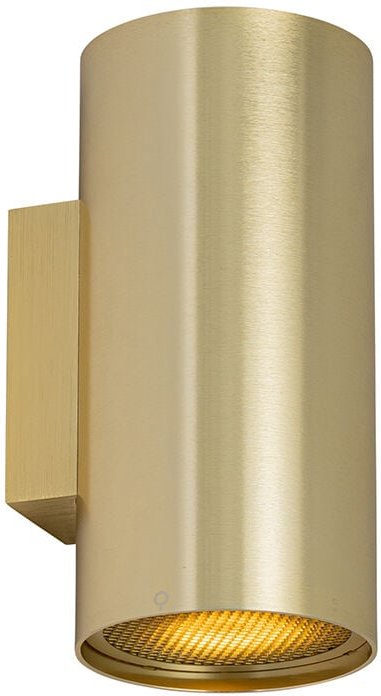 Design-Wandleuchte gold rund 2-flammig – Sab Honey