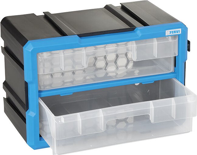 Modulare Kommode mit 2 ausziehbaren Schubladen fur die Werkstatt Fervi c086/02c