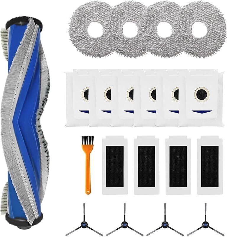 FOREHILL 20-teiliges Zubehörset für Ecovacs Deebot T30 Pro Omni / T30 Omni / T30 Max Saugroboter, 1 Hauptbürste, 4 Seite...