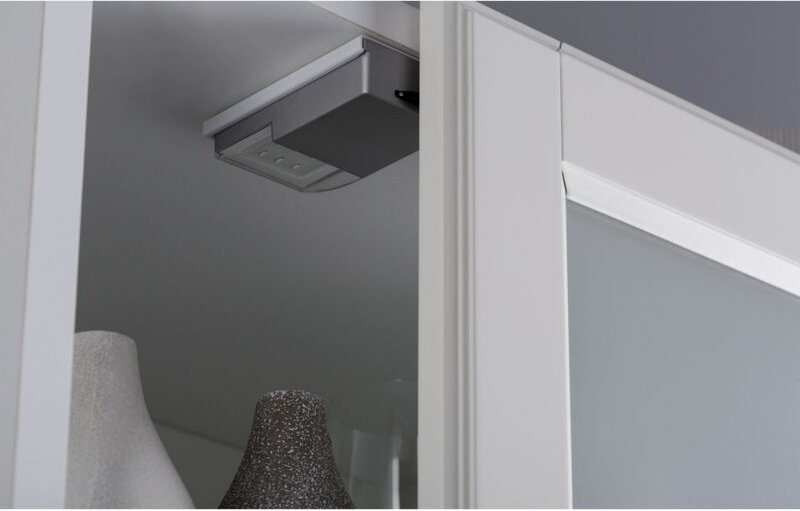 SnapLED LED-Schrankleuchte mit Gleitrolle led led fest eingebaut 0.33 w Warmweiß Silber - Paulmann