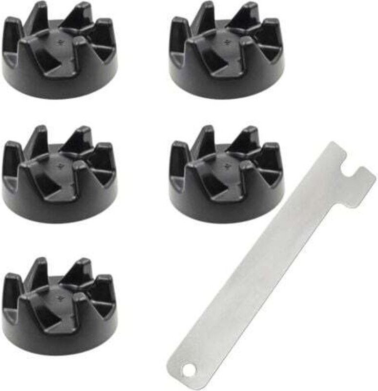 Jalleria - Gummi-Mixerkupplung mit Demontagewerkzeug für Kitchenaid 9704230, 5 Stück