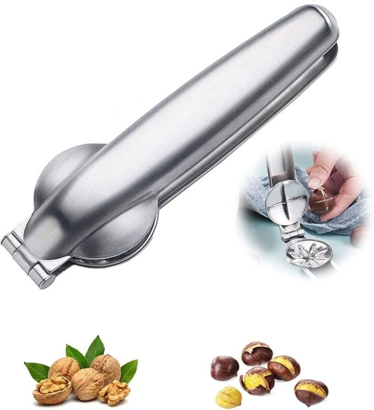 Stück Kastanien-Clip-Nussknacker-Öffner, Kastanien-Nussknacker, Walnuss-Nussknacker-Clip-Nussknacker für Pekannuss, Waln...