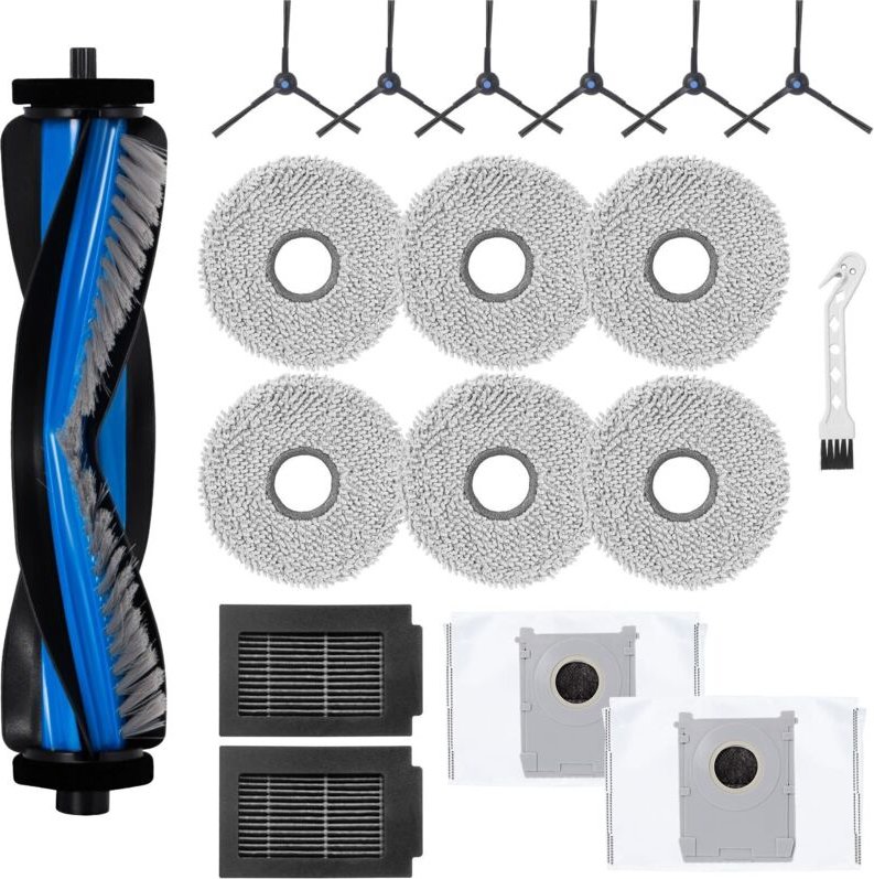 18-teiliges Zubehörset für Ecovacs Deebot T50 Max Pro Omni / T50 Max Pro Omni Gen2 Roboterstaubsauger
