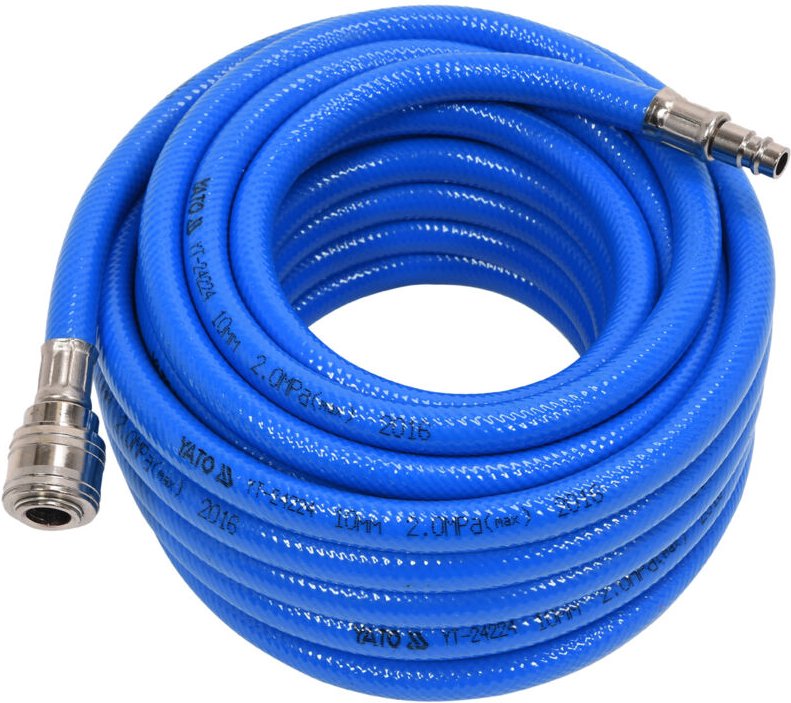 YT-24224 Pneumatikschlauch 10 m 20 bar Blau - Yato