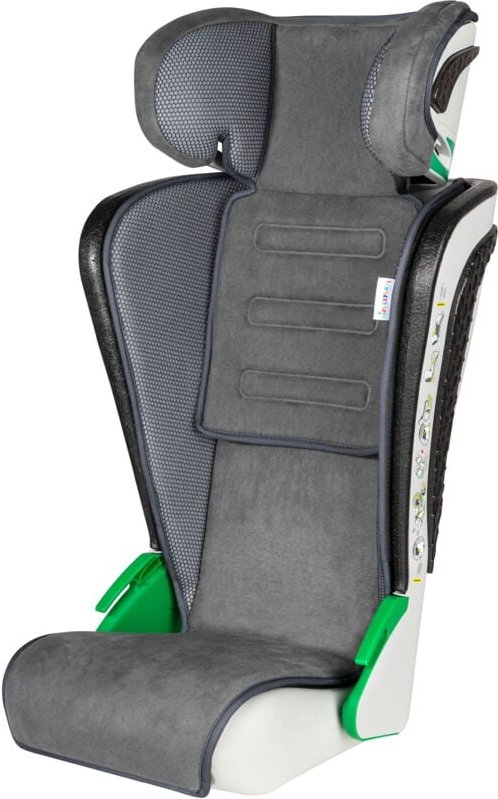 Walser - Kindersitz Noemi, klappbarer Auto-Kindersitz ece R129 geprüft Anthrazit