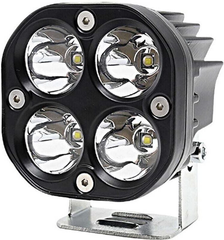 Set mit 2 LED-Arbeitsscheinwerfern für Traktoren, 7,6 cm (3 Zoll), 40 W, weiß, 12 V, 24 V, IP67 wasserdicht, Nebelschein...