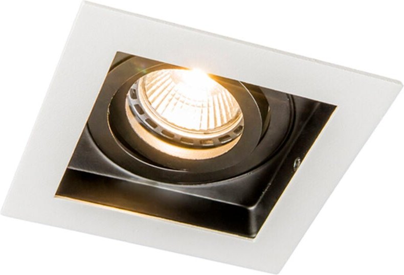 Smart Einbaustrahler weiß inkl. WiFi GU10 verstellbar - Carree