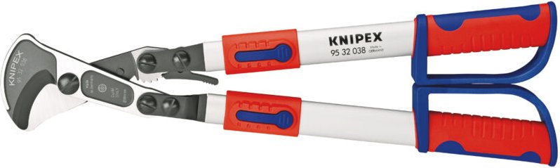 Knipex - 95 32 038 Kabelschere (Ratschenp.) Teleskopschenkeln 570 mm