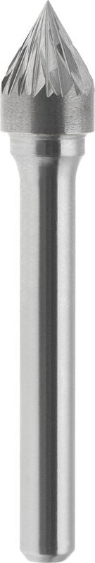 Hm konische Drehfeile 60 Grad gekreuzt 10x8 mm Schaft 6 Fervi j10dc6