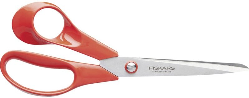 Fiskars 1000814 Universalschere Linkshänder 210 mm Rot