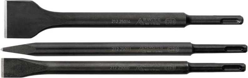 Rennsteig Meißelsatz SDS-plus - 250 mm 3-teilig, Anzahl Werkzeuge: 3 3 Stk