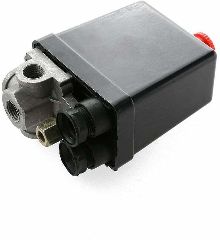 4-Port-Luftkompressor-Druckschalter-Steuerventil 240 V AC 20 A 175 PSI 12 Bar
