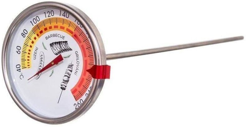 Northix - Smoke oven thermometer for door mounting 40c 260c temperature range