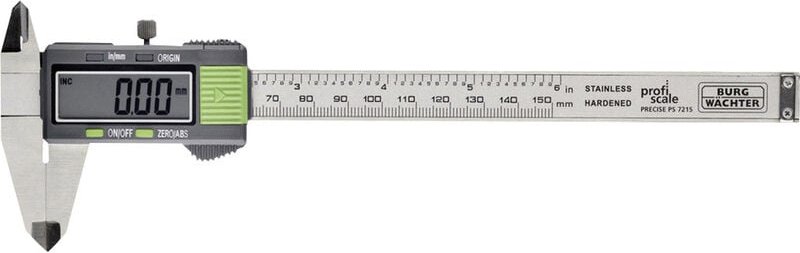 Burg Wachter - Burg Wächter precise ps 7215 72150 Digitaler Messschieber 150 mm