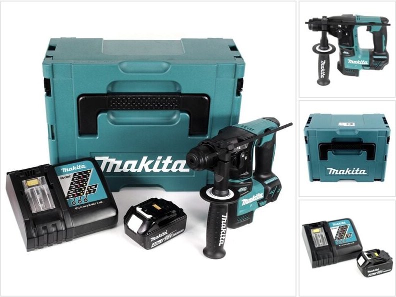 Dhr 171 RM1J Akku Bohrhammer Brushless sds Plus 18V 1,2J + 1x Akku 4,0Ah + Ladegerät + Makpac - Makita