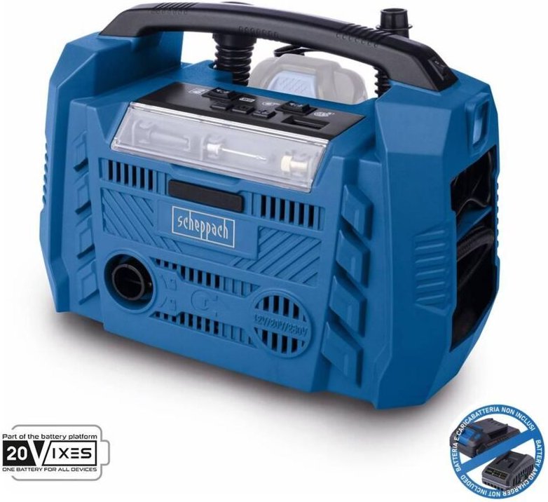 Mobiler Kompaktkompressor 10,3 bar ixes Scheppach Air Force 6