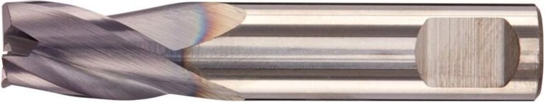 Fortis VHM-Mini-Schaftfräser Z3 AlTiN+ HB100 mm