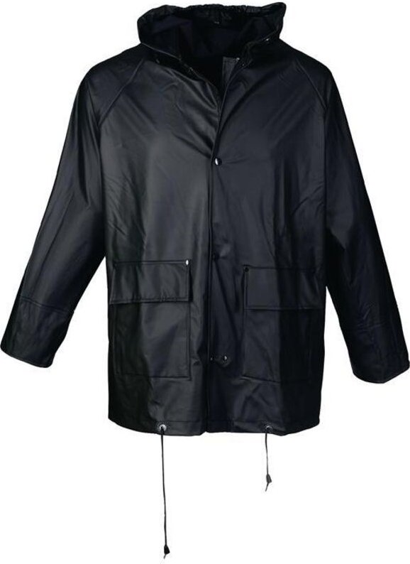 Pu Regenschutz-Jacke Gr.M schwarz asatex