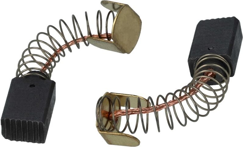 Vhbw - 2x Kohlebürste mit Sockel 5 x 8 x 12 mm kompatibel mit Festool mr 031.00 Bohrmaschine + Feder