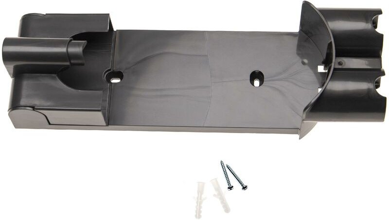 Zubehörhalter kompatibel mit Dyson V8 Staubsauger-Zubehörteile - Wandhalterung, 32 x 9,5 x 6,8 cm Grau - Vhbw