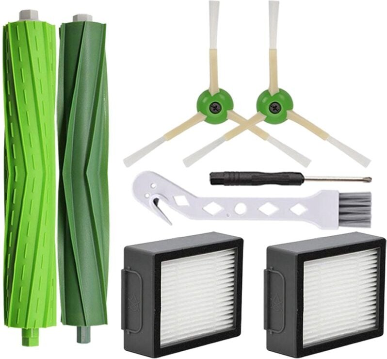 Ersatzteile für I7 I3 I4 I6 I8 J7 E5 E6 E7 Roboter-Staubsauger, Haupt-Seitenbürste, HEPA-Filter